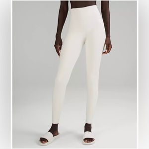 WORN ONCE- lululemon align 28inch yoga pants white size 8